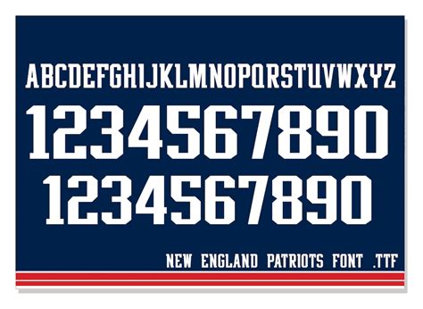 new england patriots font free.